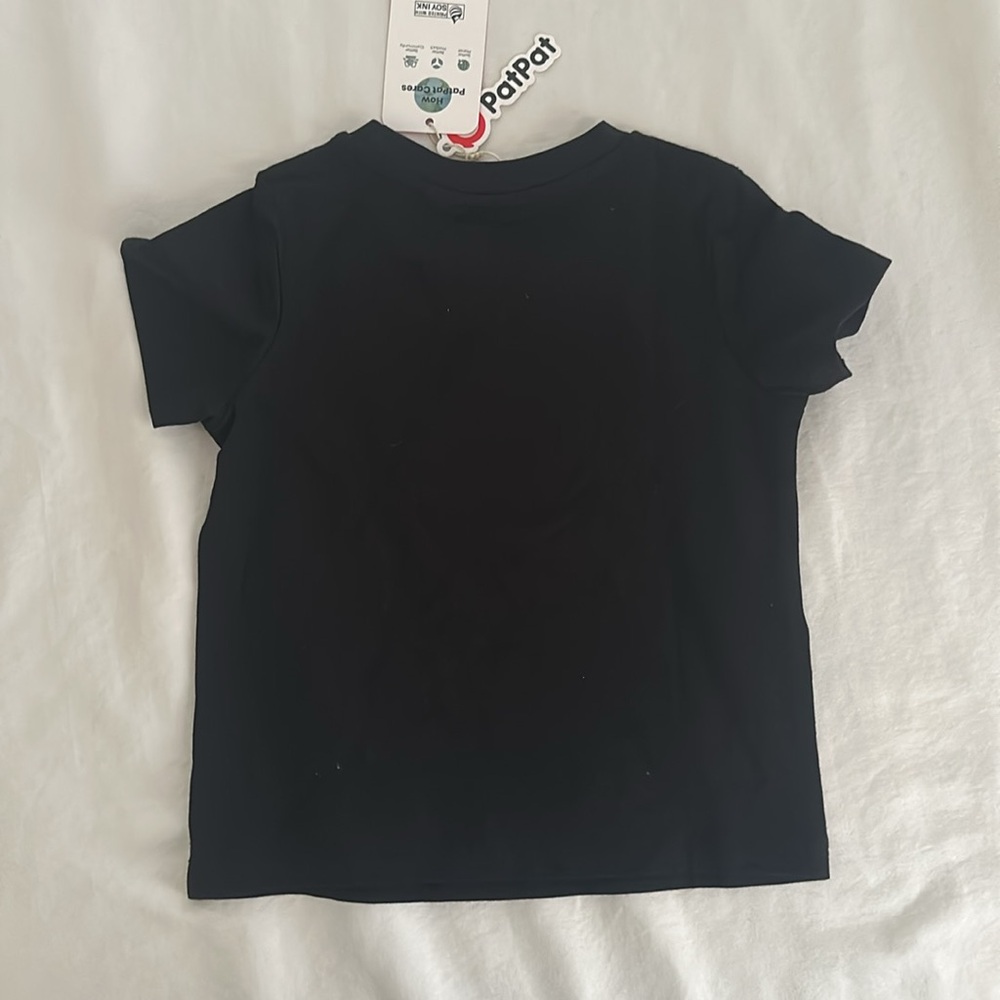 Disney Black T-Shirt with Gold Mickey Mouse - Picture 4 of 7